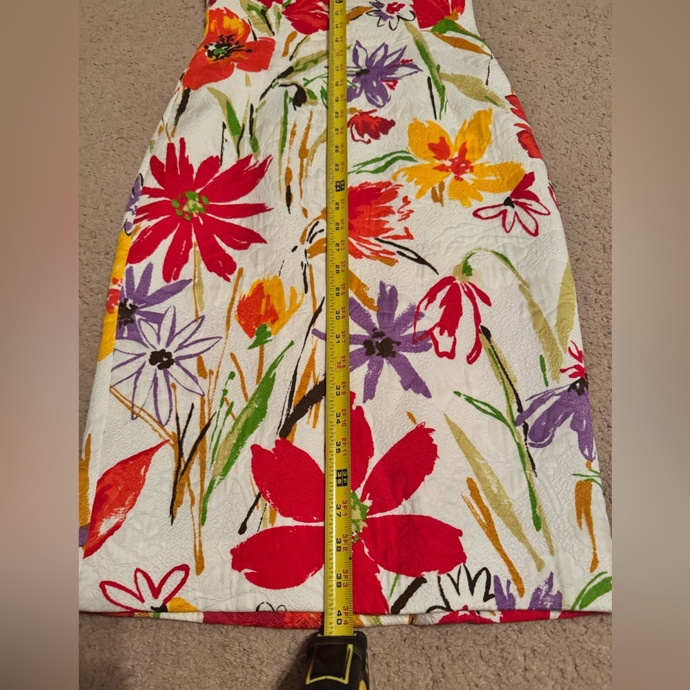 Dolce & Gabbana Floral Print Knee-Length Dress Size 4/6 - Picture 11 of 11